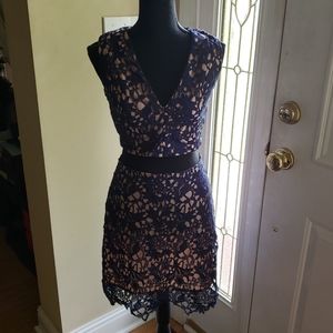 Olivaceous Two Piece ( crop shirt and skirt )